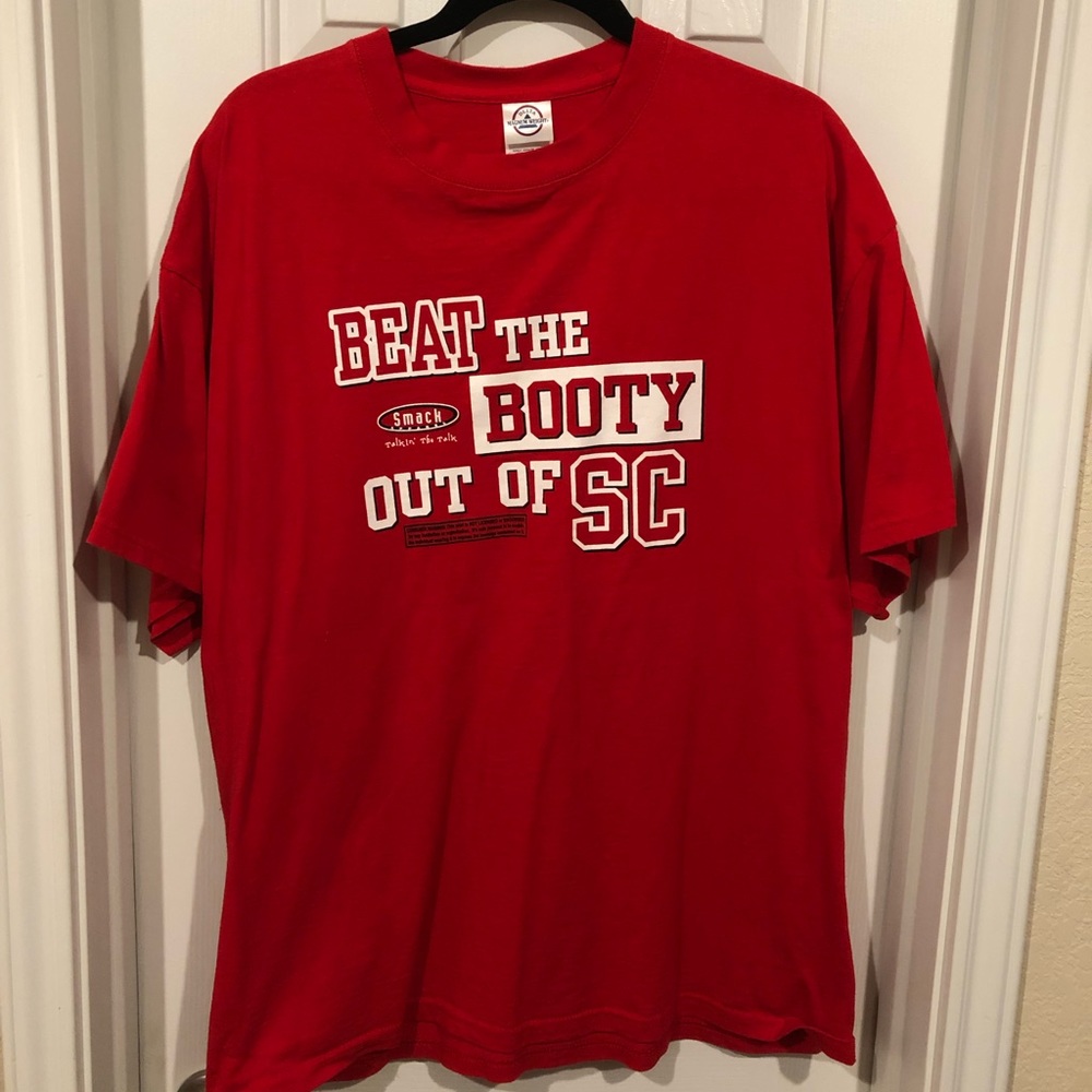 Nebraska vs USC Men’s XL Smack Talk Short Sleeve Tee - John David Booty